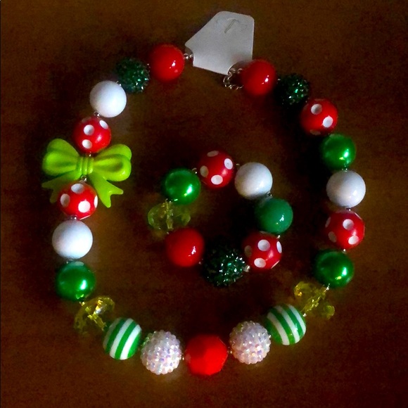NEW Bubblegum Necklace and Bracelet - Picture 1 of 1